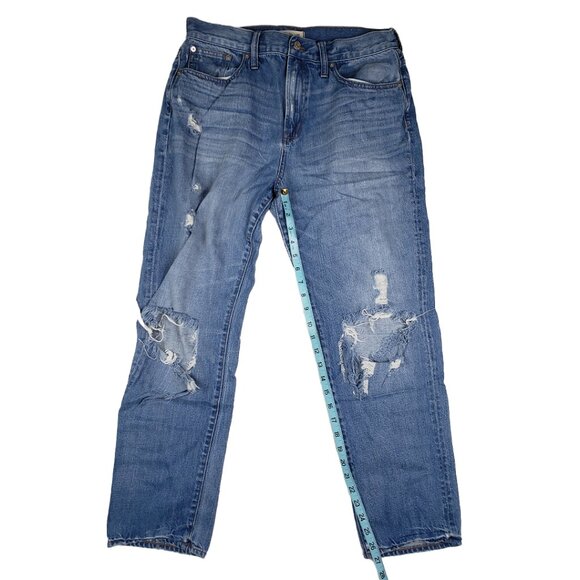 Madewell The Perfect Vintage Jean in Chet Wash: Distressed Edition Size 32 Rigid - Picture 16 of 16
